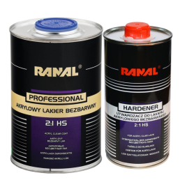 Лак HS 2+1 PROFESSIONAL с отвердителем RANAL (1л+0,5л)