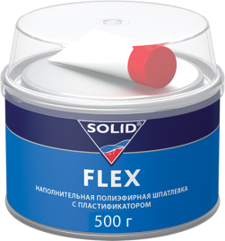 SOLID FLEX - (500 гр) наполнительная шпатлевка с пластификатором																		
