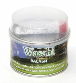 Шпатлевка конструкционная полиэфирная армированная микростекловолокном Wasabi (0,25л-419гр) H7